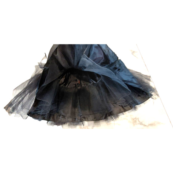 Masquerade Red/Black‎ Strapless Corset Dress Size 5/6 Party Prom Evening Tulle - Picture 6 of 10